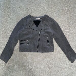 WORN ONCE Girls 12/13 H&M Grey Jacket